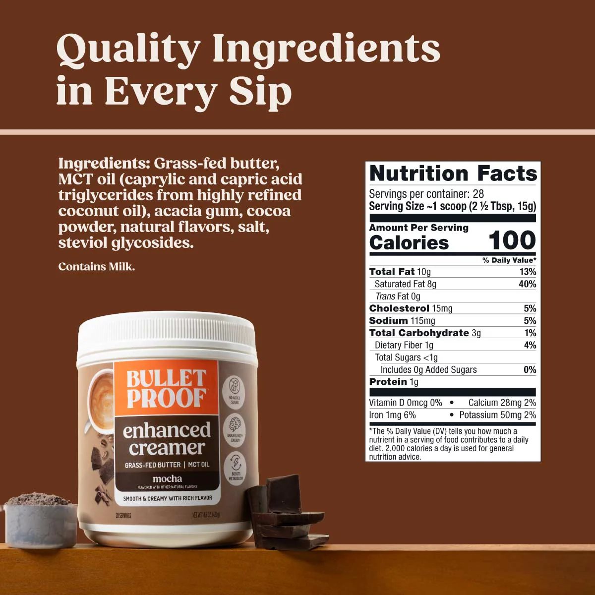 Enhanced Mocha Creamer, 14.8 oz. - Image 2