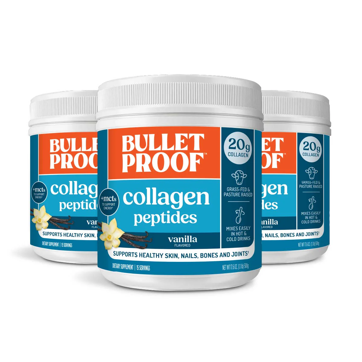 Vanilla Collagen Peptides 3 pack